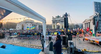Вірші Олександра Коротка прозвучали на мітингу на підтримку України в Мілані